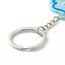 Eid Mubarak Keychain PVC Plastic Keychain&nbsp;LS-KEYC-G053-01P