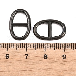 304 Stainless Steel Oval Links Connector Charms&nbsp;STAS-F366-02A-EB