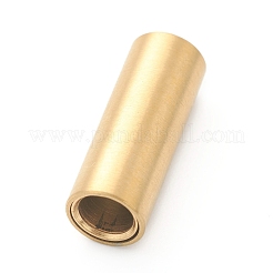 304ステンレス鋼のマグネット留め具、接着端、イオンプレーティング（IP）  コラム  18KGP本金メッキ  穴：4mm  16mm&nbsp;STAS-B017-01B-G