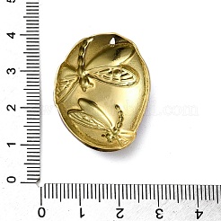 304ステンレススチールチャーム  トンボのチャーム  エナメル  イオンプレーティング（ip）  18KGP本金メッキ  32.5x25x7mm  穴：2.5x1mm&nbsp;STAS-A128-03G