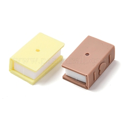 シリコーン焦点ビーズ  心温まる本  ミックスカラー  29x18.5x11mm  穴：2mm&nbsp;SIL-G013-02