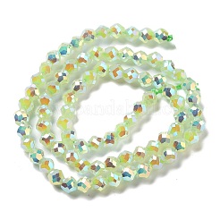 Electroplate Glass Beads Strands&nbsp;GLAA-A014-01G