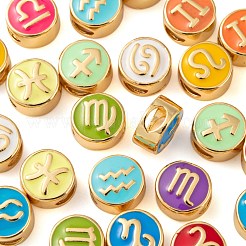 24Pcs 12 Style Brass Enamel Beads&nbsp;KK-LS0001-44
