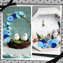 1Set Self-adhesive Non Woven Roses Fabric&nbsp;DIY-SC0032-32A