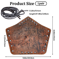 Adjustable Cowhide Cord Bracelet&nbsp;AJEW-WH0415-22B-03