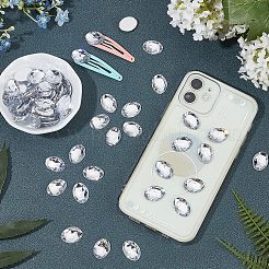 250Pcs Imitation Taiwan Acrylic Rhinestone Cabochons&nbsp;GACR-FG0001-08