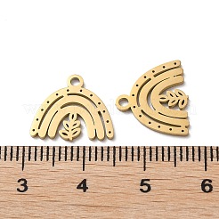 Ion Plating(IP) 304 Stainless Steel Charms&nbsp;STAS-Q303-23G