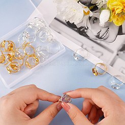 DIY Flat Round Ring Making Kits&nbsp;DIY-SZ0007-80