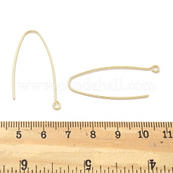 Brass Earring Hooks&nbsp;KK-B134-27G