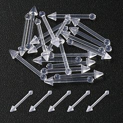 Acrylic Nose Bone Ring&nbsp;AJEW-YW0001-06C
