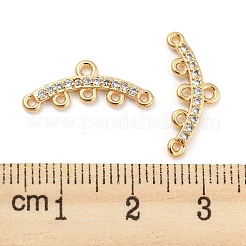 Brass Micro Cubic Zirconia Chandelier Components Links&nbsp;X-KK-Q789-46G
