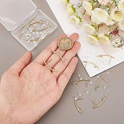 16Pcs Brass Stud Earring Findings&nbsp;KK-BC0008-35
