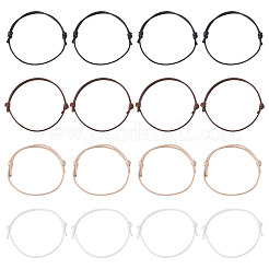 60Pcs 4 Colors Adjustable Korean Waxed Polyester Cord Bracelet Making&nbsp;AJEW-CW0001-05