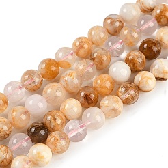 Natural Cherry Blossom Agate Beads Strands&nbsp;G-H062-A02-01