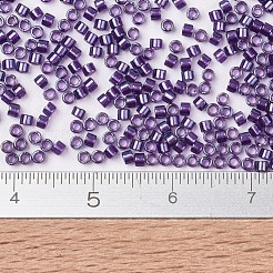 MIYUKIデリカビーズ  シリンダー  日本製シードビーズ  11/0  （db1756)輝く紫色の裏地アメジストab  1.3x1.6mm  穴：0.8mm  約20000個/袋  100 G /袋&nbsp;SEED-J020-DB1756