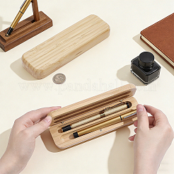 Rectangle Bamboo Pen Storage Case&nbsp;AJEW-WH0709-312A