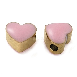 Ion Plating(IP) 304 Stainless Steel Enamel Beads&nbsp;STAS-B075-09G-05