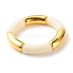 Chunky Acrylic Tube Beads Stretch Bracelets Set for Girl Women&nbsp;BJEW-JB07319