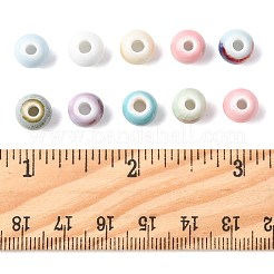 68Pcs 9 Colors Handmade Porcelain Beads&nbsp;PORC-FS0001-23C