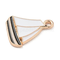 Alloy Enamel Pendants&nbsp;ENAM-A008-16KCG-01