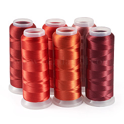 6Rolls 6 Colors Velour Yarn&nbsp;AJEW-TA0002-70A