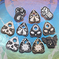22Pcs 11 Styles Alloy Enamel Pendants&nbsp;FIND-AR0004-03