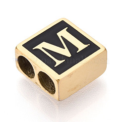 304 Stainless Steel Black Enamel Square Spacer Bars&nbsp;STAS-T073-58M-G