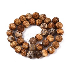 Natural Dragon Veins Agate Beads Strands&nbsp;G-N357-12A-01