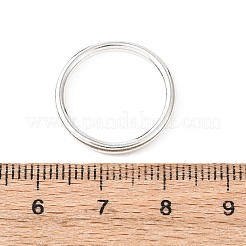 990 Sterling Silver Finger Rings&nbsp;RJEW-Z128-01S-01