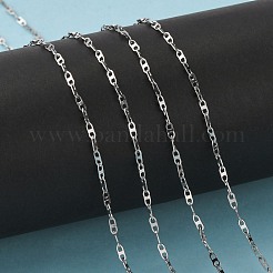 変色しにくい304ステンレススチール製アンカーチェーン  溶接されていない  ステンレス鋼色  2x2mm&nbsp;CHS-K002-17