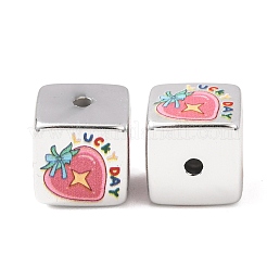 Printed Plating Acrylic Beads&nbsp;AC-CBA655C-17A
