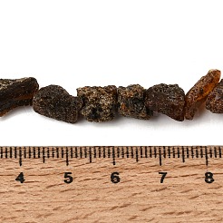 未加工の天然琥珀ビーズ連売り  ナゲット  7~10x7~8x7~8mm  穴：1mm  約49~51個/連  15.43''（39.2~40センチメートル）&nbsp;GG-CBAC13F-D01-03