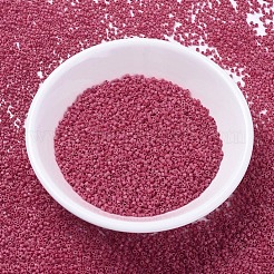 MIYUKIデリカビーズ  シリンダー  日本製シードビーズ  11/0  （db0362)つや消し不透明赤光沢  1.3x1.6mm  穴：0.8mm  約2000個/10g&nbsp;X-SEED-J020-DB0362