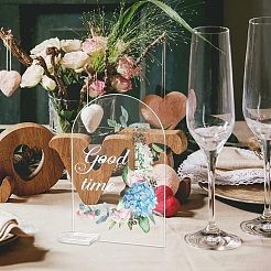 Acrylic Table Sign Holders&nbsp;DIY-WH0374-21