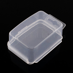 長方形のプラスチックビーズ保存容器  透明  8.5x5.5x3cm&nbsp;CON-Q023-27