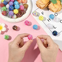 10Pcs Opaque Acrylic Beads&nbsp;OACR-YW0003-35A
