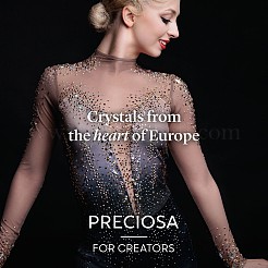 プレシオサ® マキシマ クリスタル ホットフィックスなし フラットバック ストーン  チェコクリスタル  デュラフォイル  ラウンド(438 11 615 シャトンローズ)  23980 272 ヘマタイト  ss8（2.3~2.5mm）&nbsp;Y-PRC-NSS8-23980-272