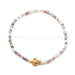AB Color Plated Glass & 304 Stainless Steel Beaded Stretch Bracelets for Women&nbsp;BJEW-JB13923