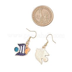 8Pairs Ocean Theme 304 Stainless Steel Dangle Earrings&nbsp;EJEW-JE06390