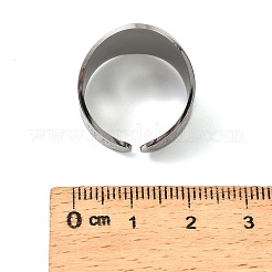 201 Stainless Steel Cuff Rings&nbsp;LS-RJEW-F190-01P