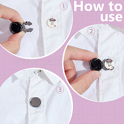 8Pcs 2 Styles Alloy Cufflinks&nbsp;BUTT-WR0001-30