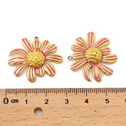 304 Stainless Steel Enamel Pendants&nbsp;STAS-G358-10G-01