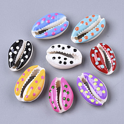 Natural Cowrie Shell Beads&nbsp;SSHEL-N034-35