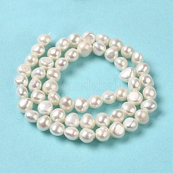 Natural Cultured Freshwater Pearl Beads Strands&nbsp;PEAR-E017-06