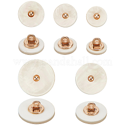 50Pcs 5 Styles 1-Hole Resin Shank Buttons&nbsp;BUTT-CY0001-43