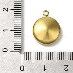 Ion Plating(IP) 304 Stainless Steel Pendant Cabochon Settings&nbsp;STAS-I310-28G