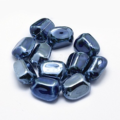 Eco-Friendly Glazed Porcelain Beads&nbsp;PORC-P027-E10