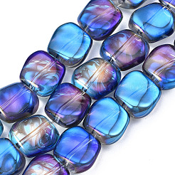 Electroplate Glass Beads Strands&nbsp;EGLA-N008-005
