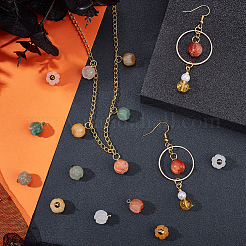 4 Sets Natural Mixed Stone Charms&nbsp;FIND-CA0005-80