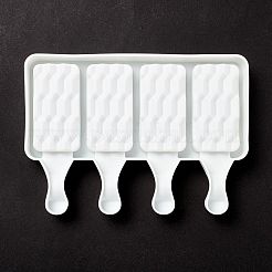 Food Grade DIY Rectangle Ice-cream Silicone Molds&nbsp;DIY-D062-04B
